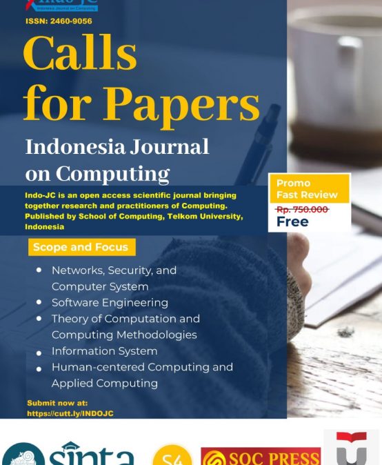 Call for Papers 2021 Indonesia Journal of Computing (Indo-JC)