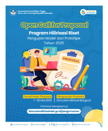Call For Proposal Hilirisasi Riset